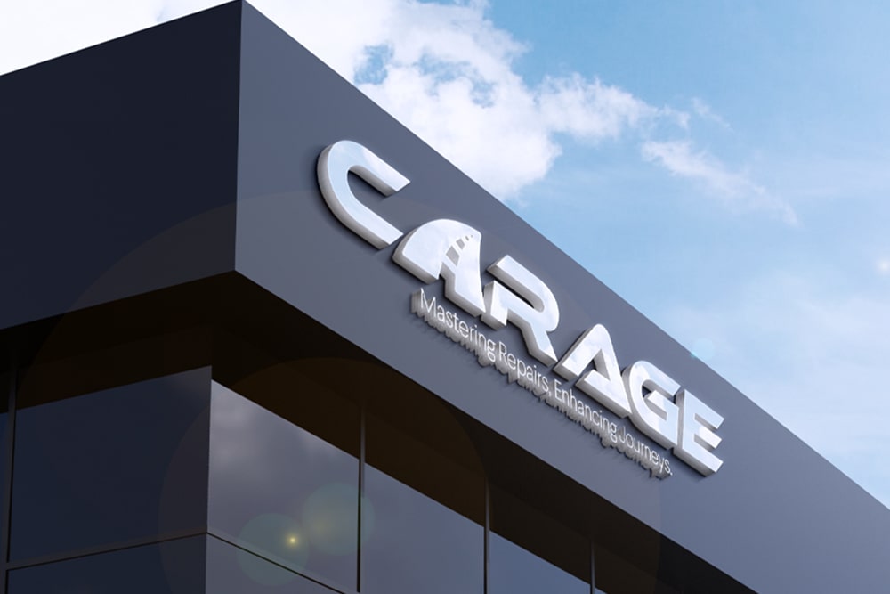 Carage-Logo-on-a-building-UAE-Dubai-min